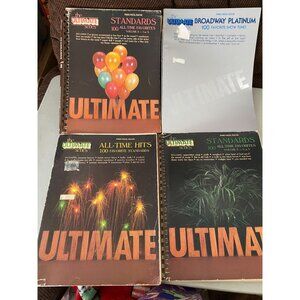 4 Large Books Piano Guitar Vocal Ultimate Series Emphera